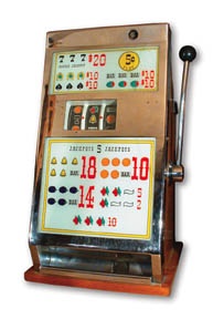 Spa Amusements Five-Cent Slot Machine