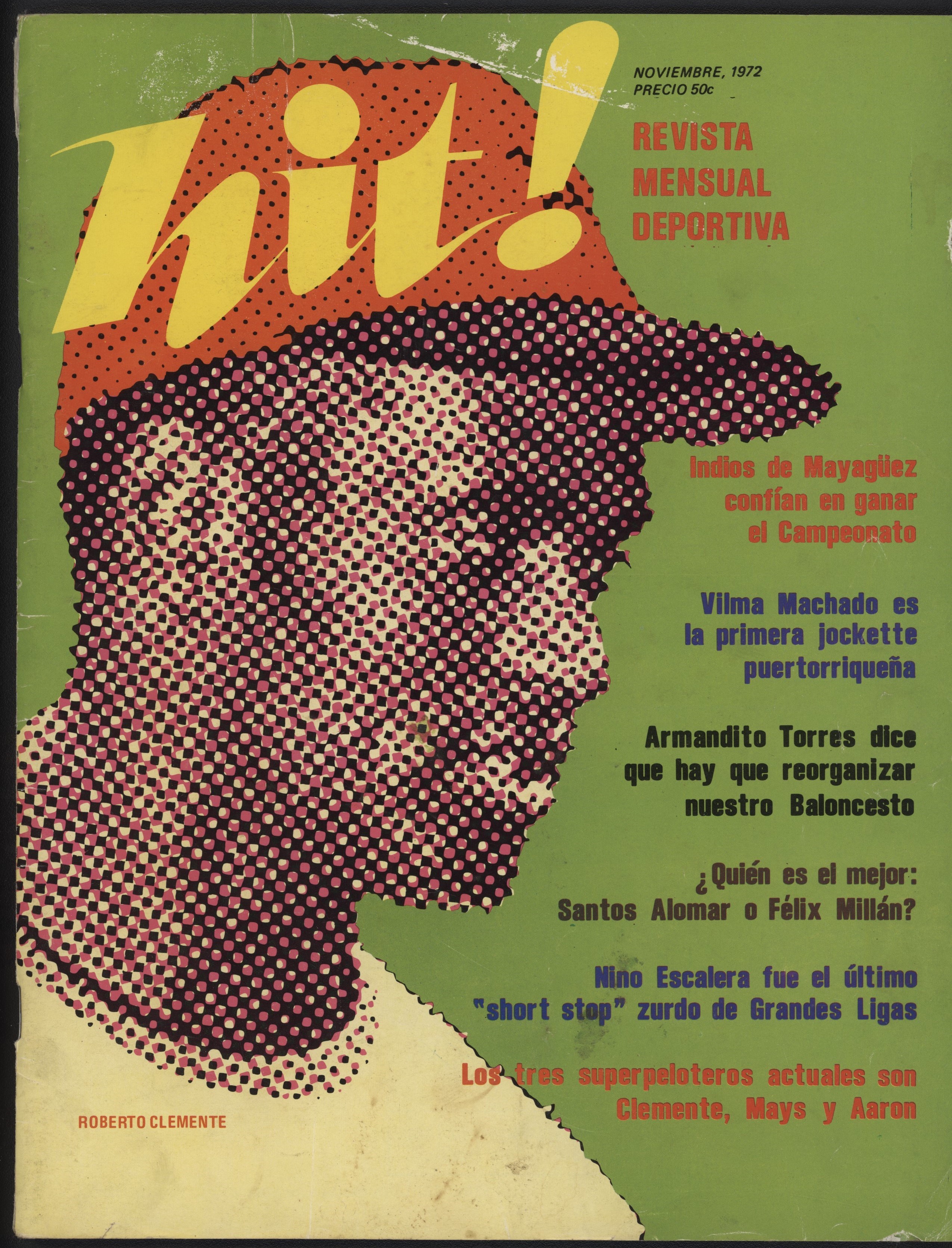 Very Rare Roberto Clemente Hit Magazine From His Estate