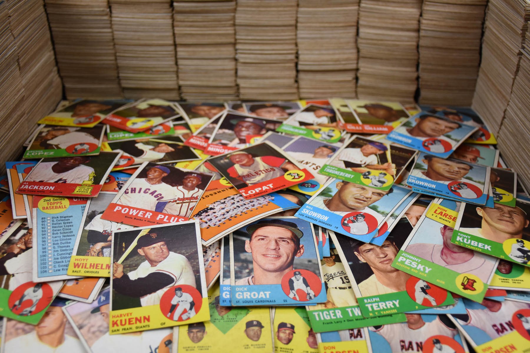 “The Hoarder” Collection - 1963 Topps Baseball Find (10,000+ cards)
