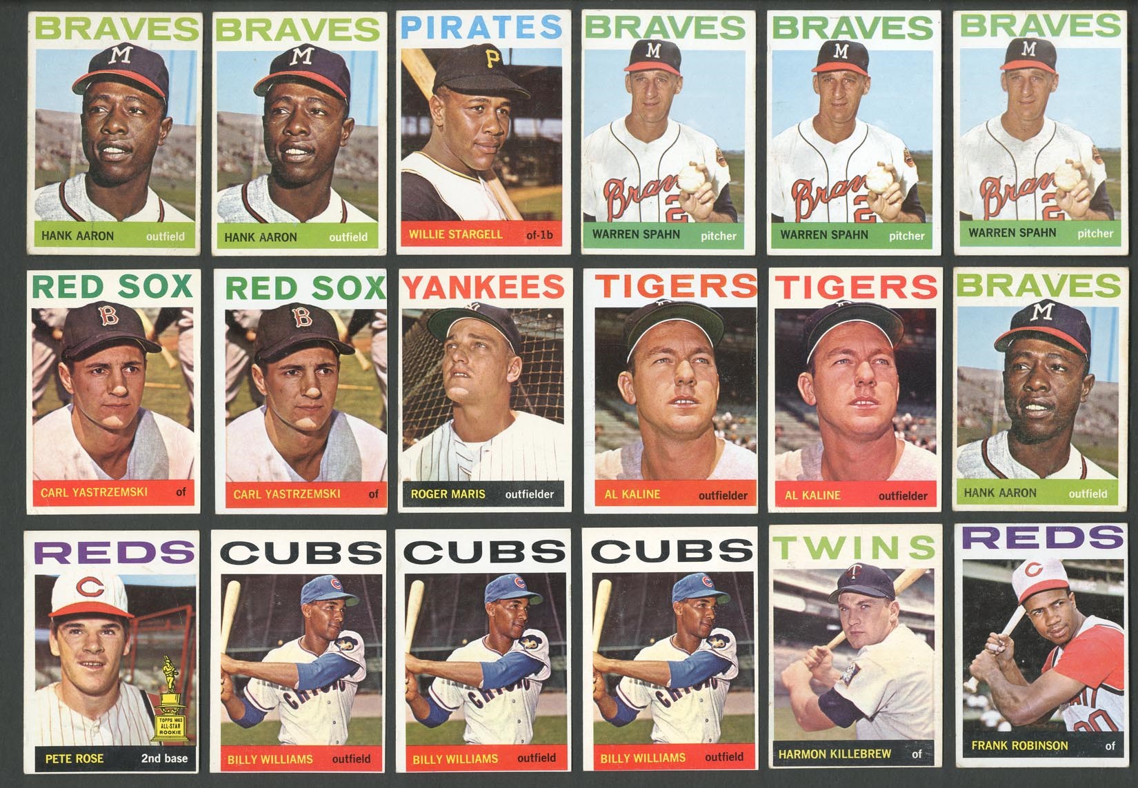 1960s Topps Collection of Low-to-Mid Grade Cards