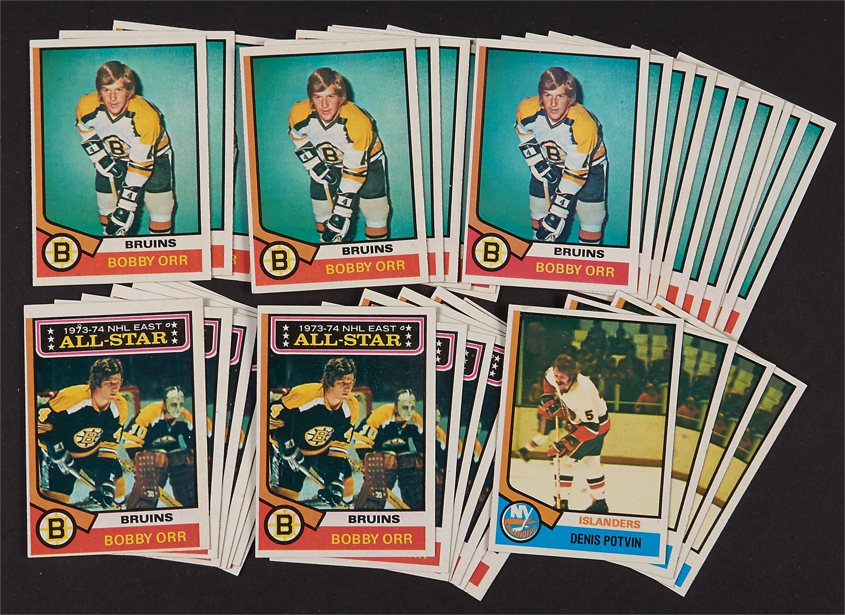 1974-75 Topps Hockey High Grade Cards from Vending (15,000+ cards)