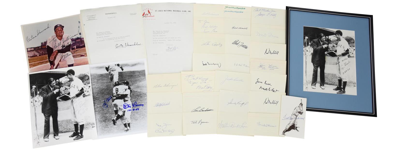 - Baseball Legends Autograph Collection w/Morgan Bulkeley (45+)