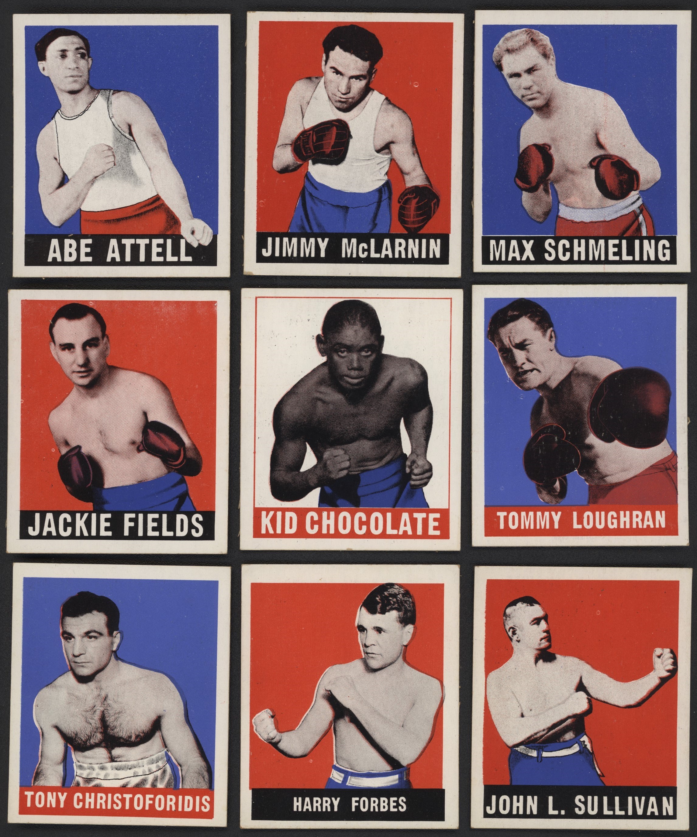 - 1948 Leaf HIGH GRADE Boxing Collection of 26