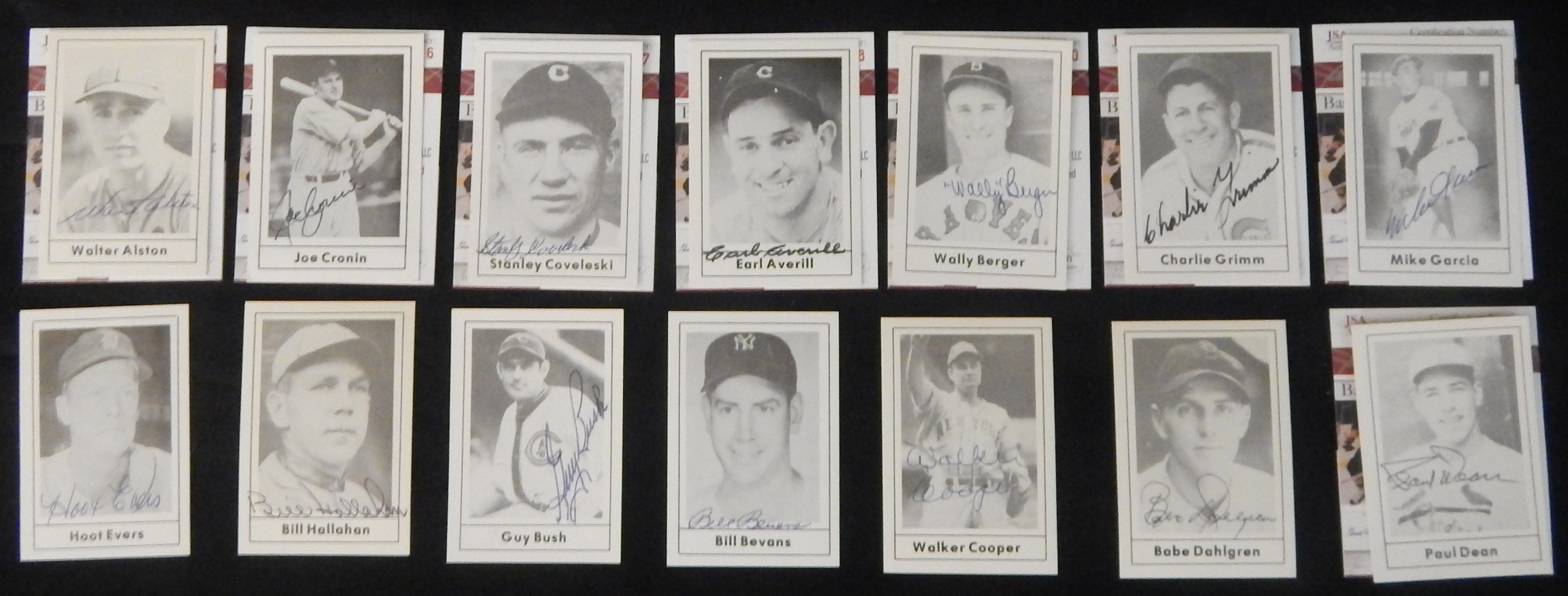 Grand Slam 1978 Cards (14) All JSA Authenticated