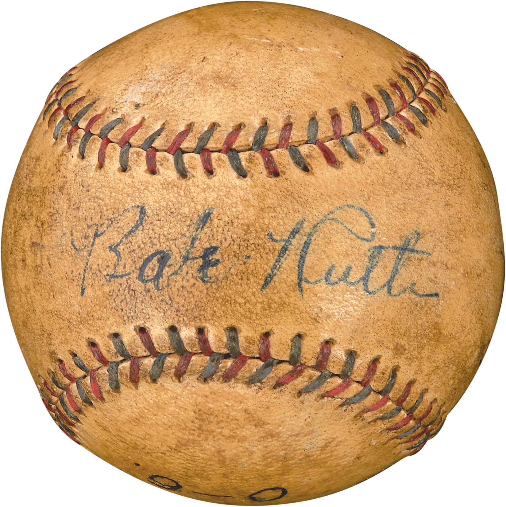 - 1932 Babe Ruth & Lou Gehrig Signed OAL Reach Baseball (PSA)
