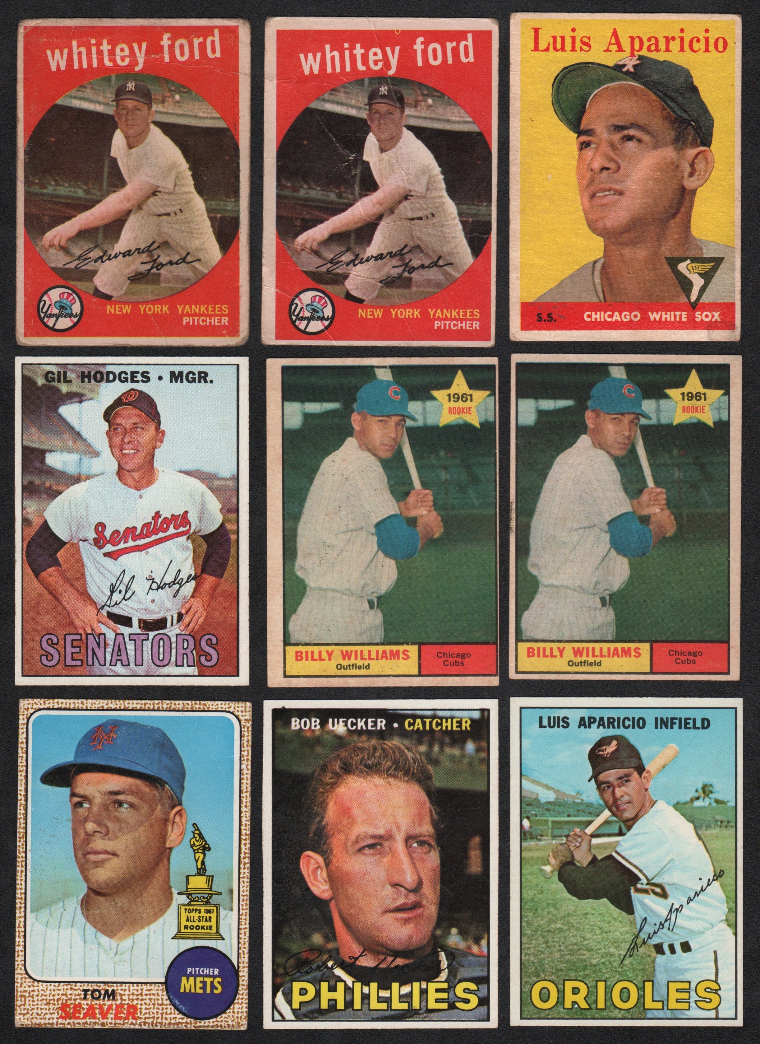 1957-67 Topps Collection of Baseball Cards