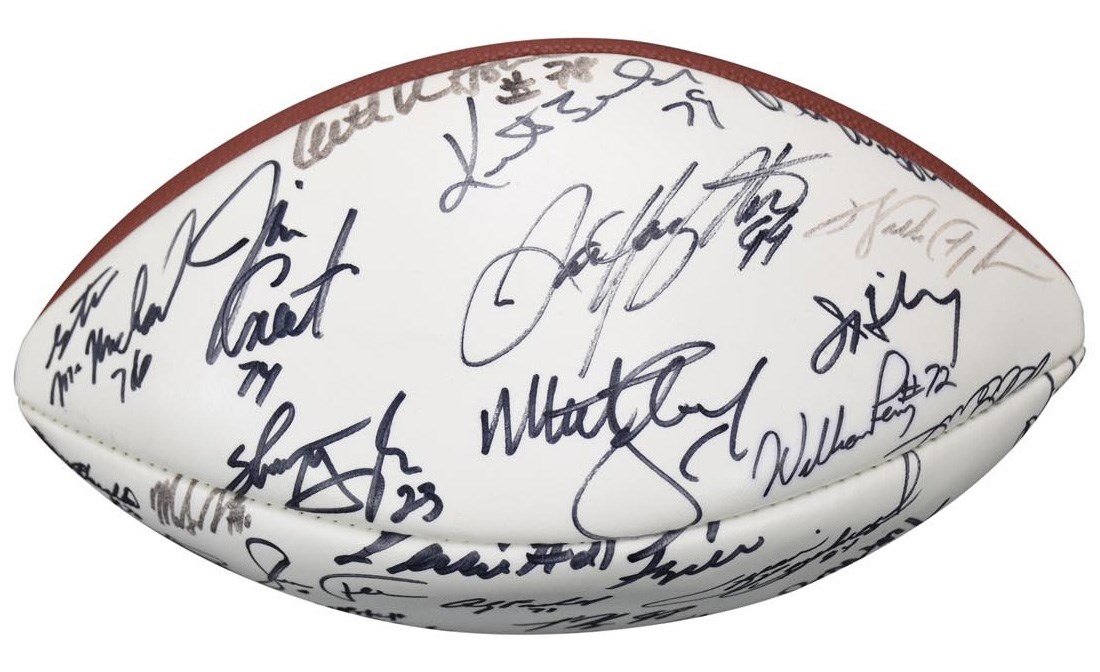 - 1985 Super Bowl Champion Chicago Bears Team-Signed Football (PSA)