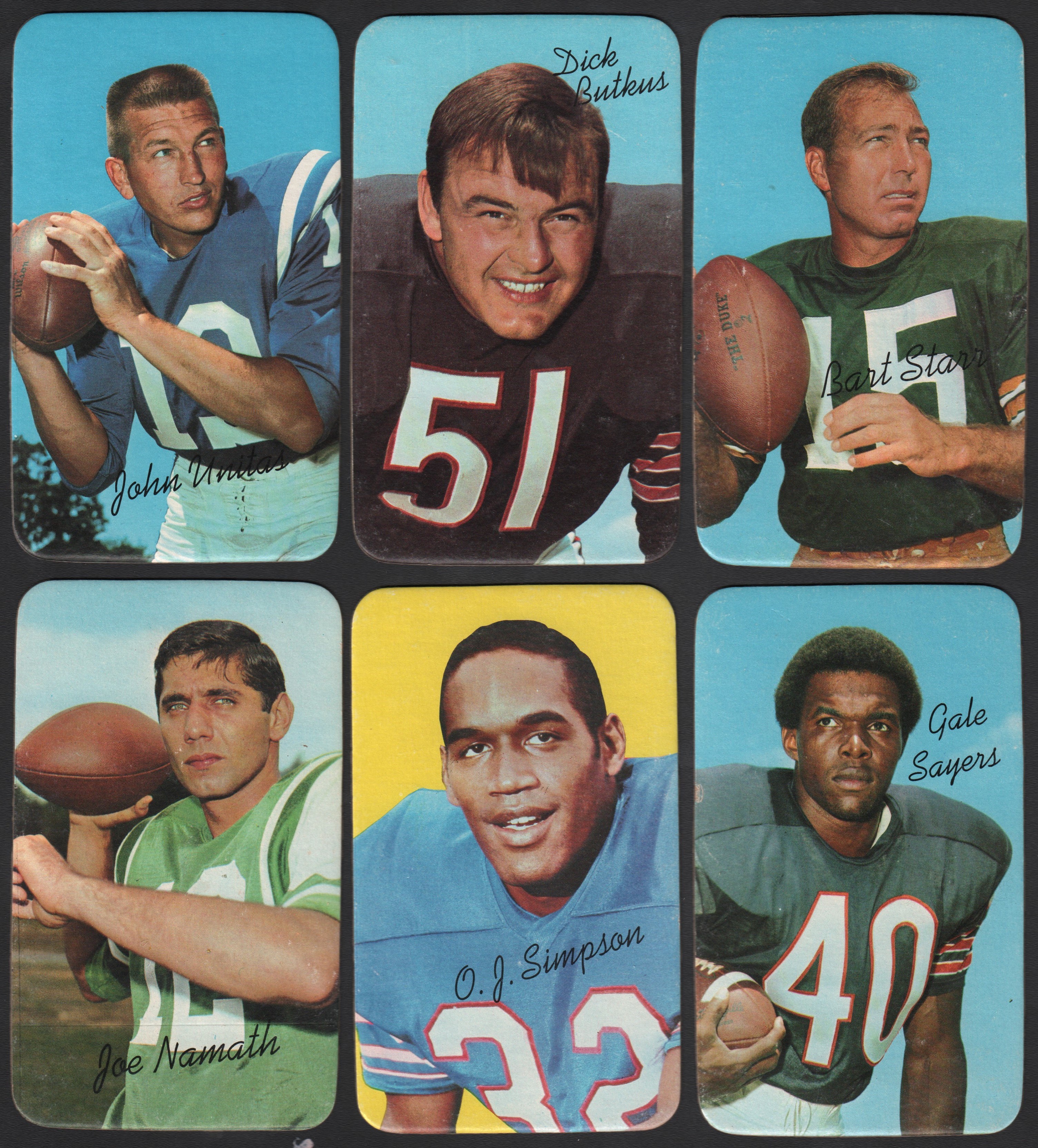 - 1970 Topps Football Super and Super Glossy Complete Sets
