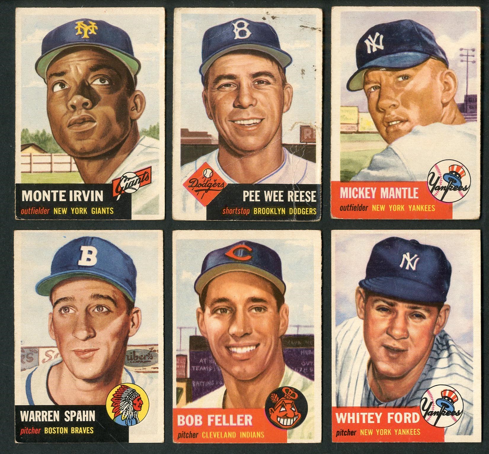 - 1953 Topps Baseball Near-Complete Set
