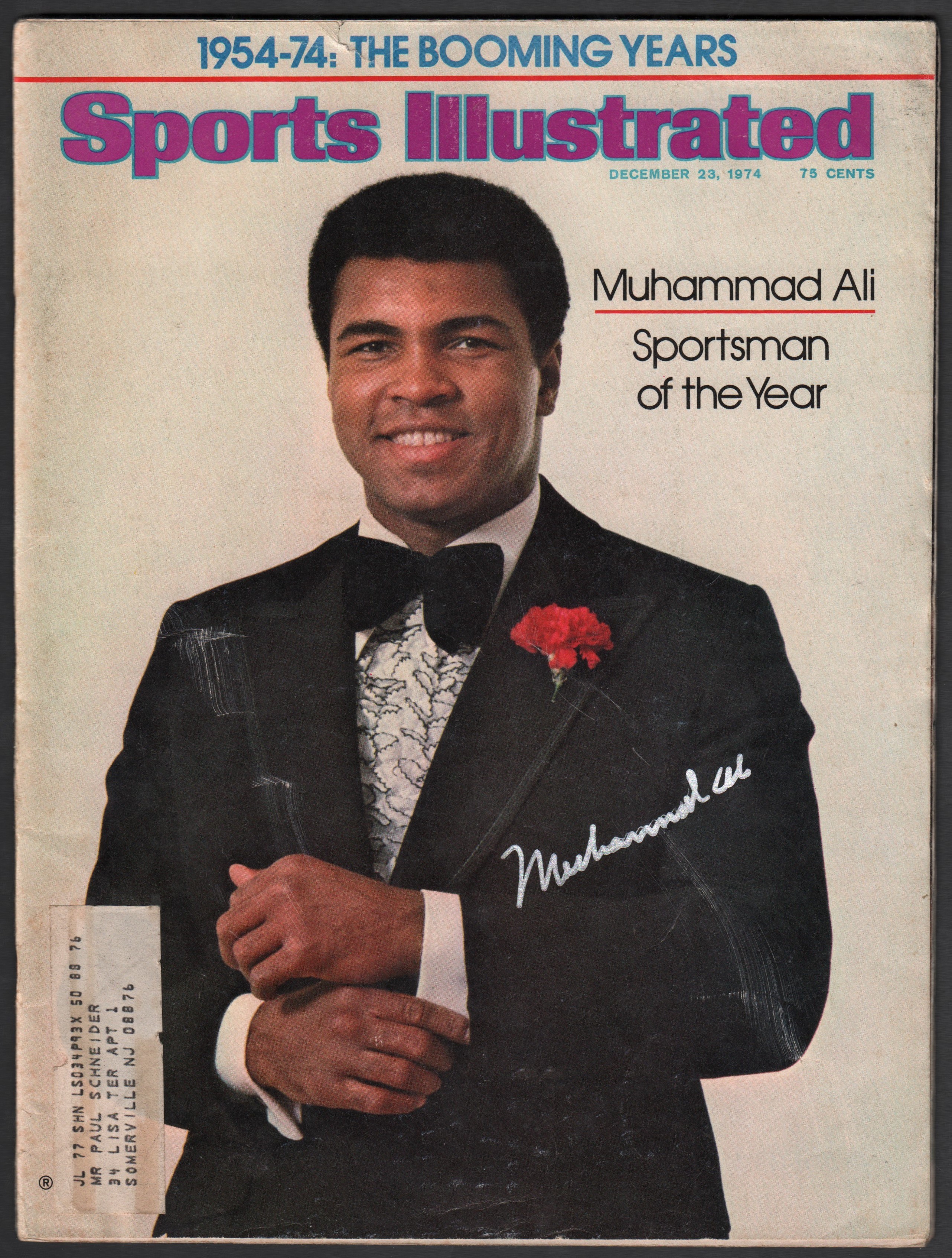 Muhammad Ali & Boxing - 1974 Muhammad Ali Signed Sports Illustrated