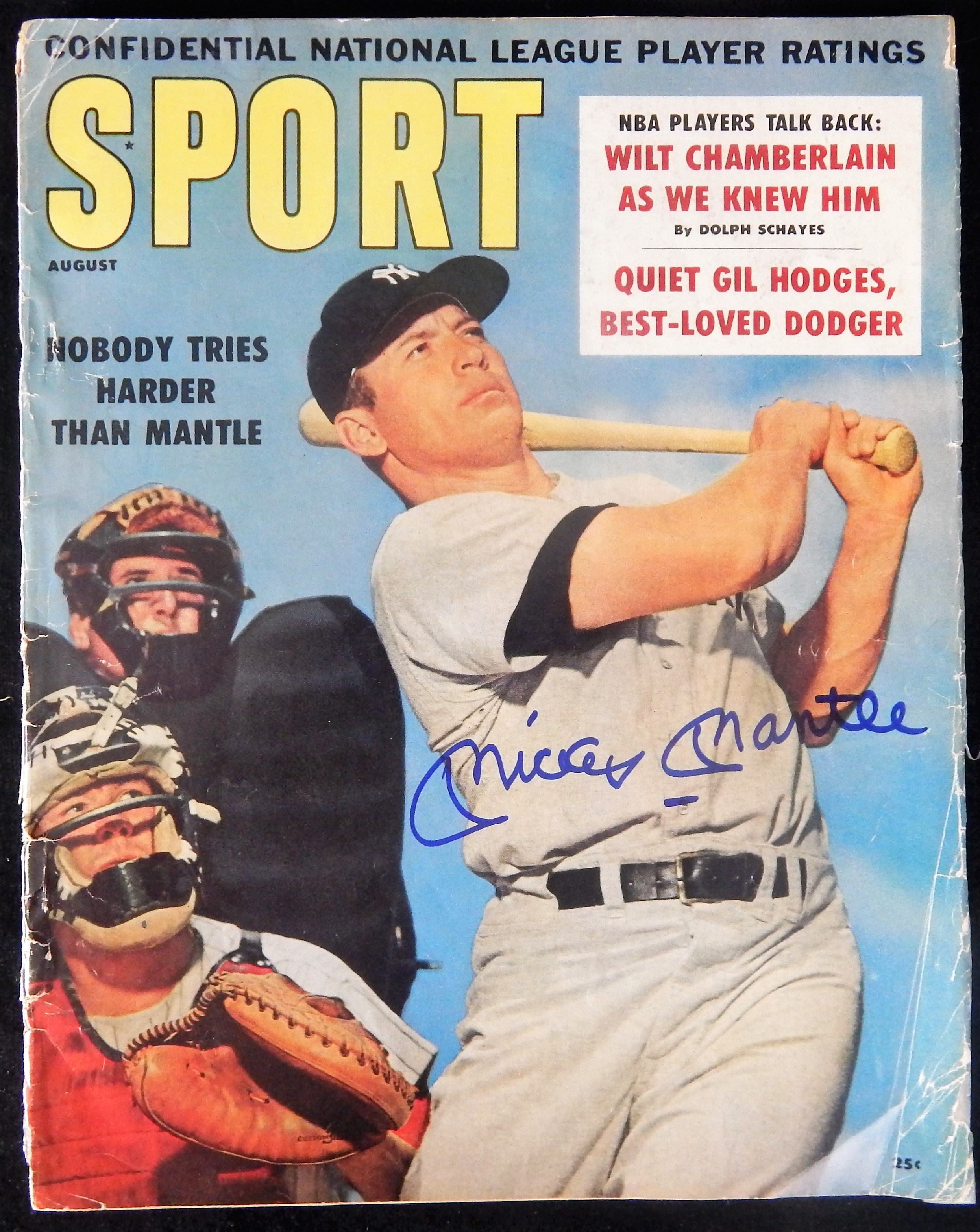 - Mickey Mantle Signed 1960 Sport Magazine (Lelands LOA)