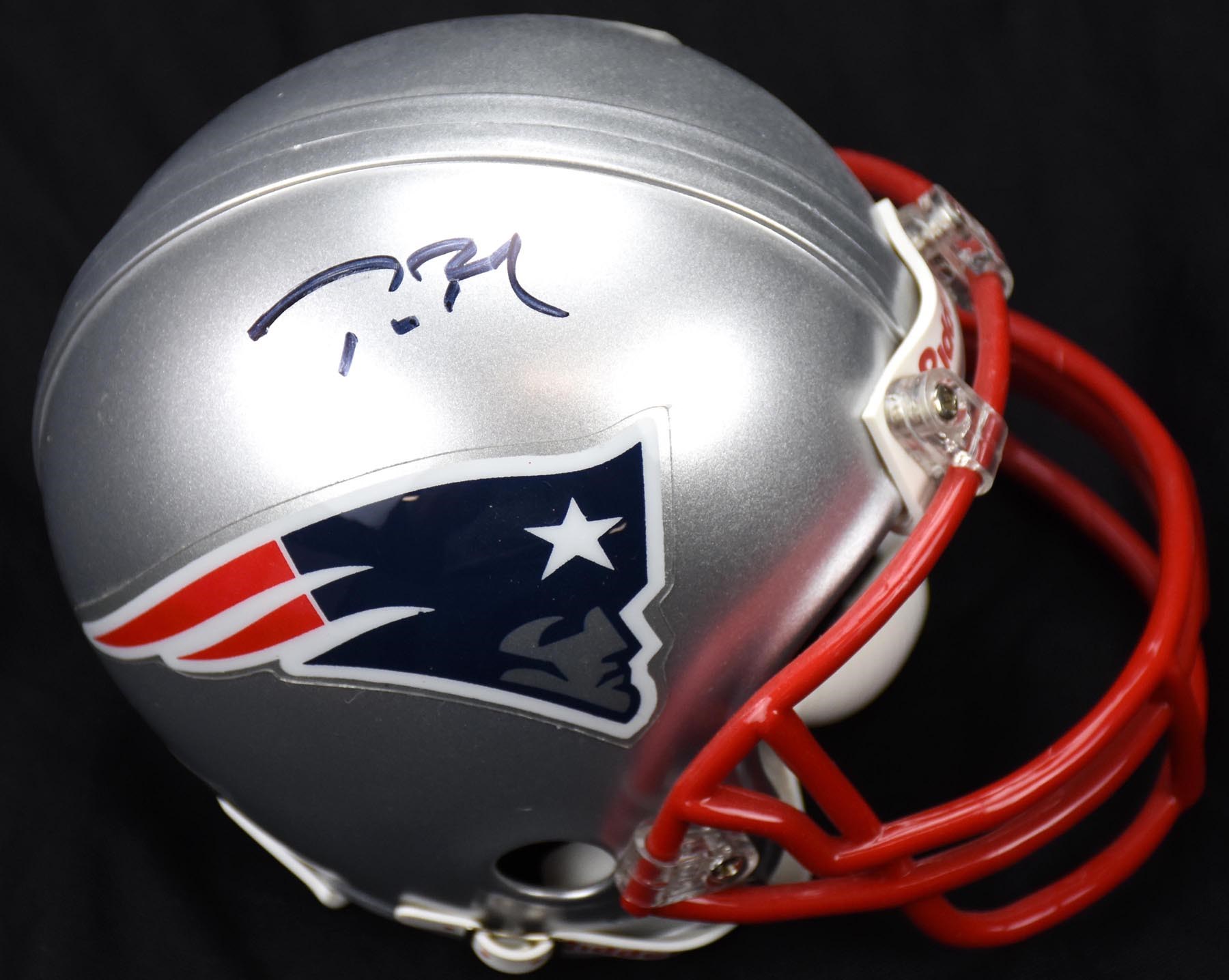 Tom Brady Signed Mini Helmet