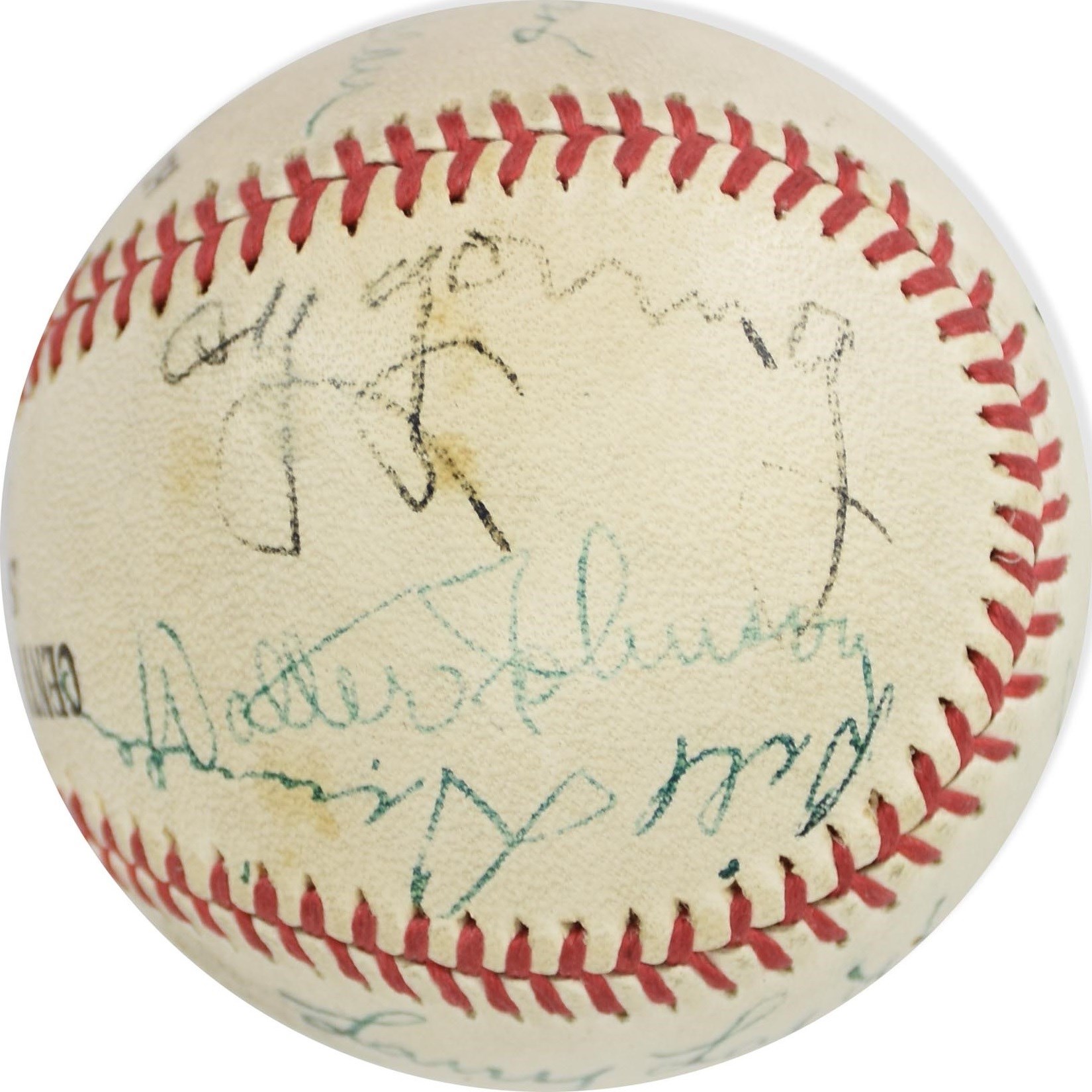 - Circa 1939 Hall of Famers Signed Baseball with Five Original Inductees and Johnny Evers (PSA)