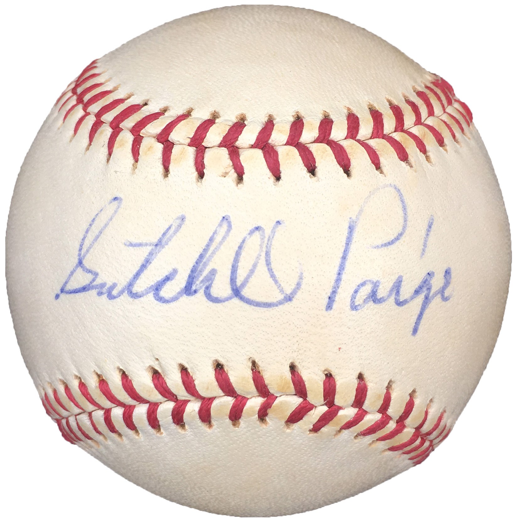 Outstanding Satchel Paige Single-Signed Baseball w/Tremendous Provenance (PSA)