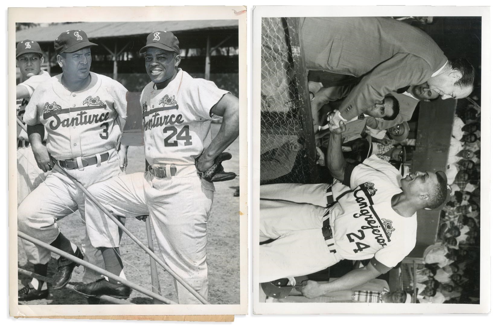 - Rare & Historic 1954 Willie Mays Santurce Photographs (2)