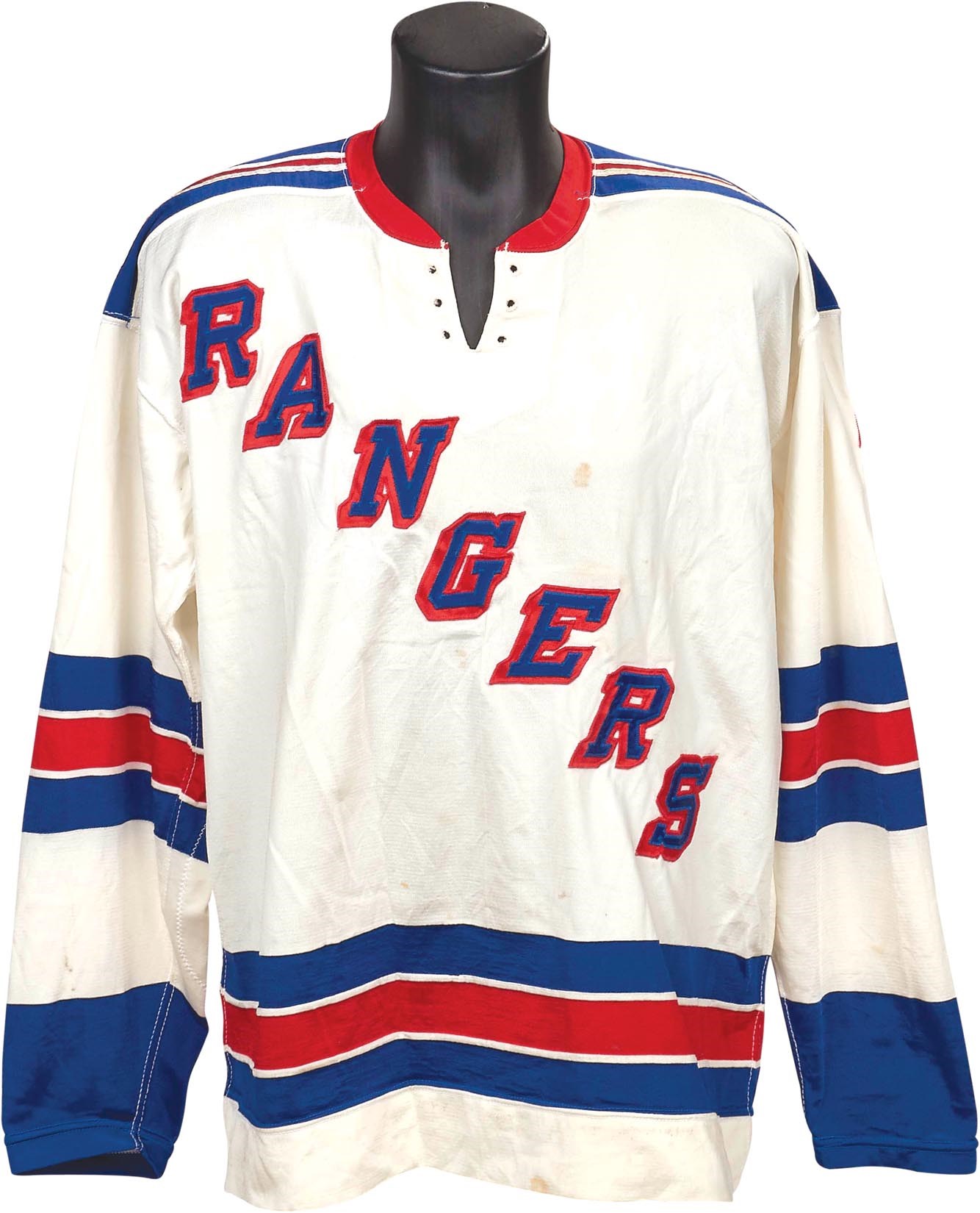 - Early 1970s Rod Gilbert New York Rangers Game Worn Jersey