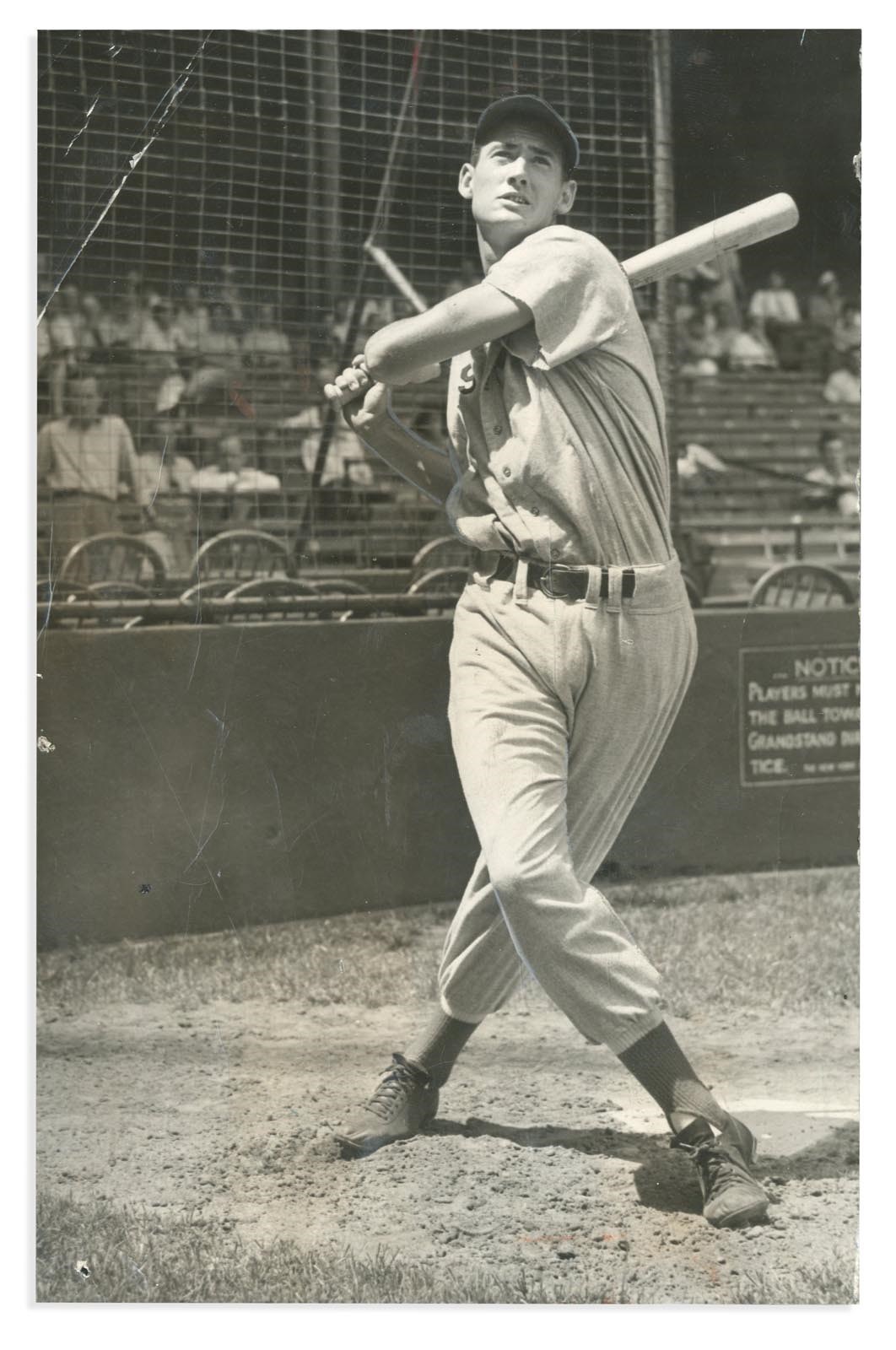 - Ted Williams Rookie Era Type 1 Photograph