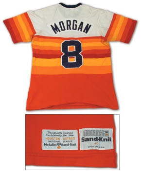 - 1980 Joe Morgan Game Worn Houston Astros Jersey