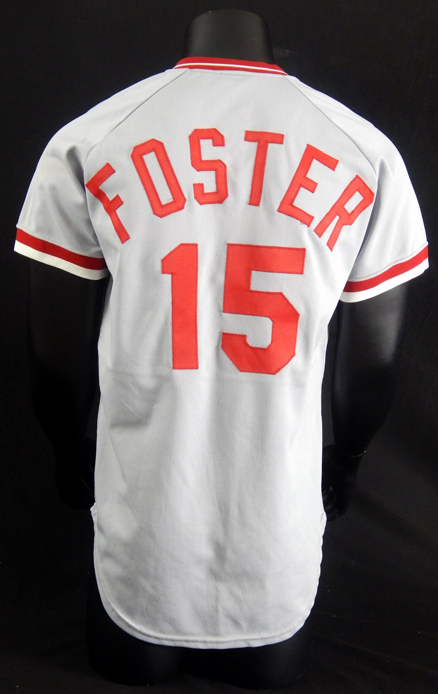 - 1981 George Foster Cincinnati Reds Game Worn Jersey