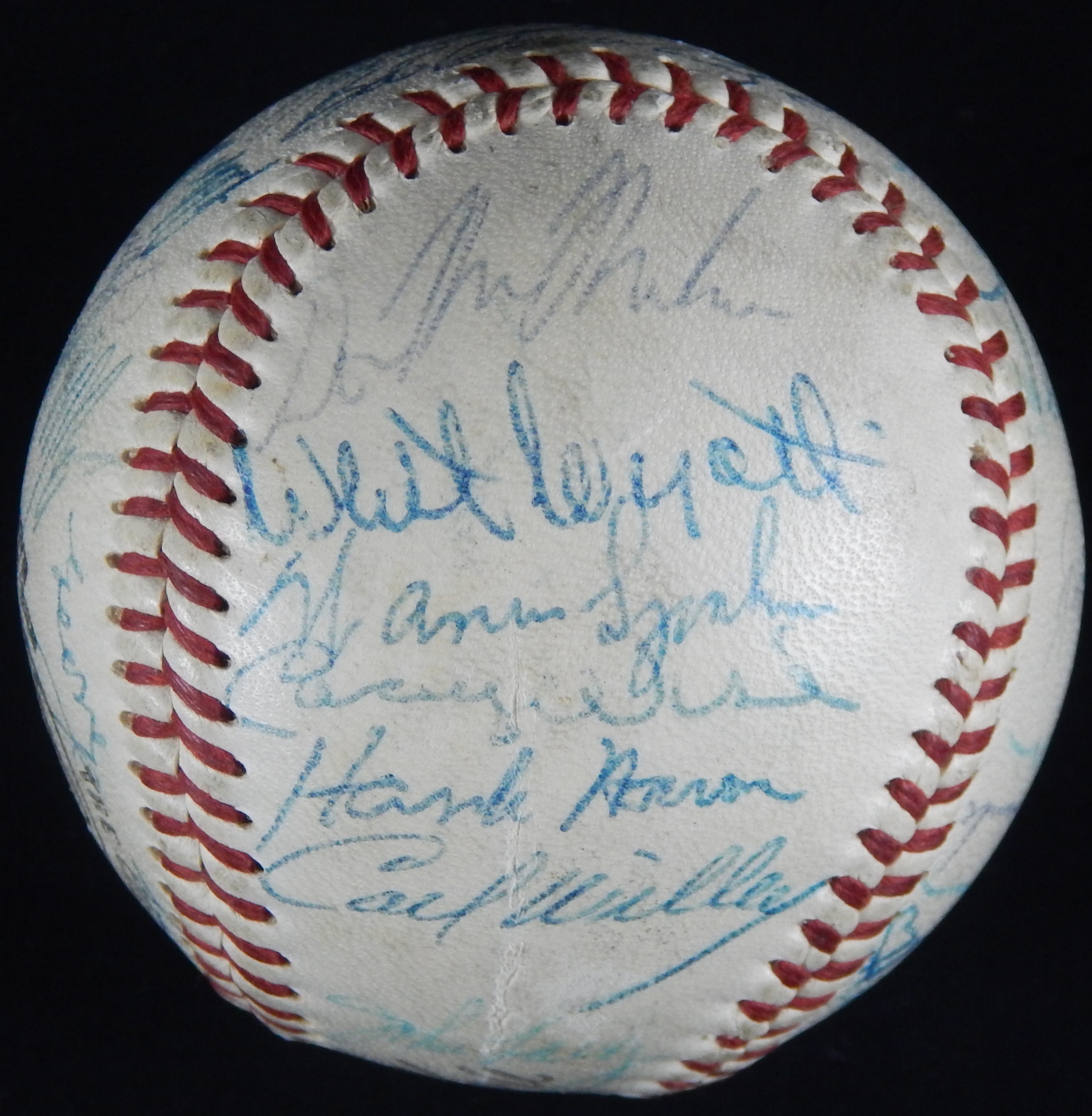 - 1958 Milwaukee Braves National League Champs Team Signed Baseball