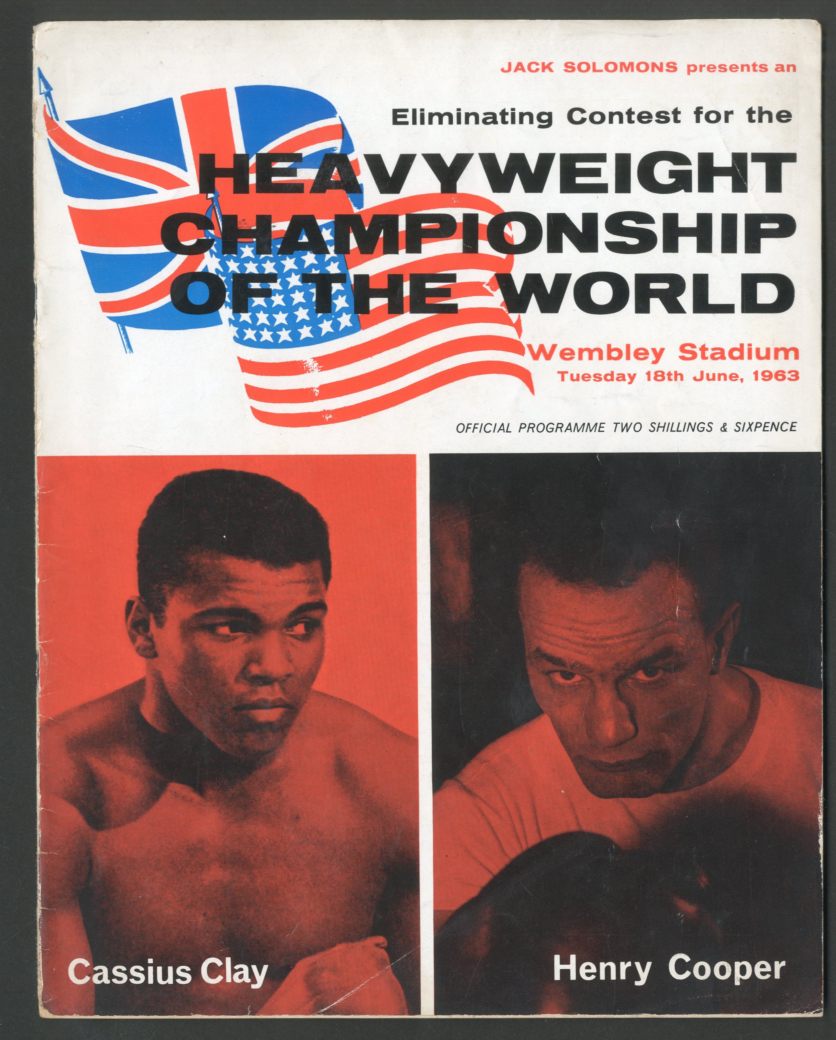 - 1963 Cassius Clay vs. Henry Cooper I On-Site Program