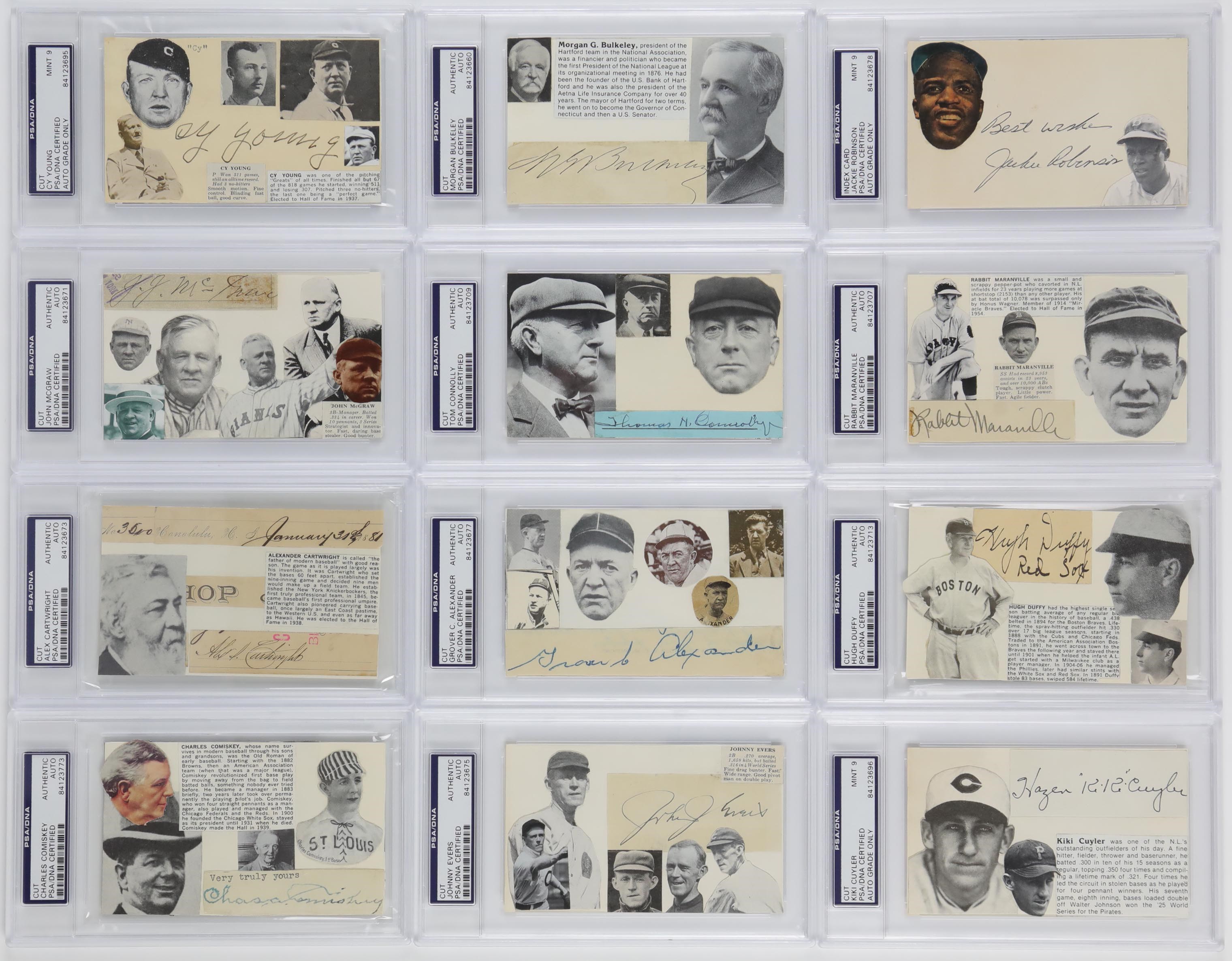 - Exquisite Baseball Hall of Fame Signature Archive