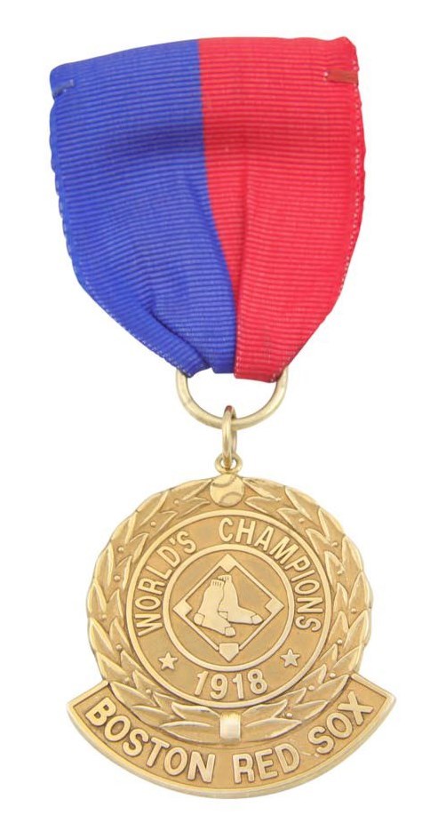 - 1918 World Champion Boston Red Sox Presentation Gold Medal