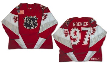 - 1999 Jeremy Roenick NHL All Star Game Worn Jersey