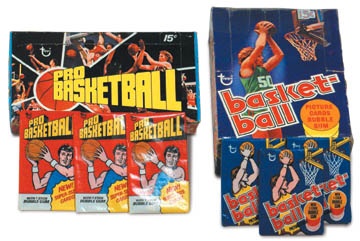 - 1976/77 and 1977/78 Topps Basketball Wax Boxes