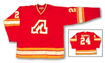 - 1979-80 Atlanta Flames Game Worn Jersey