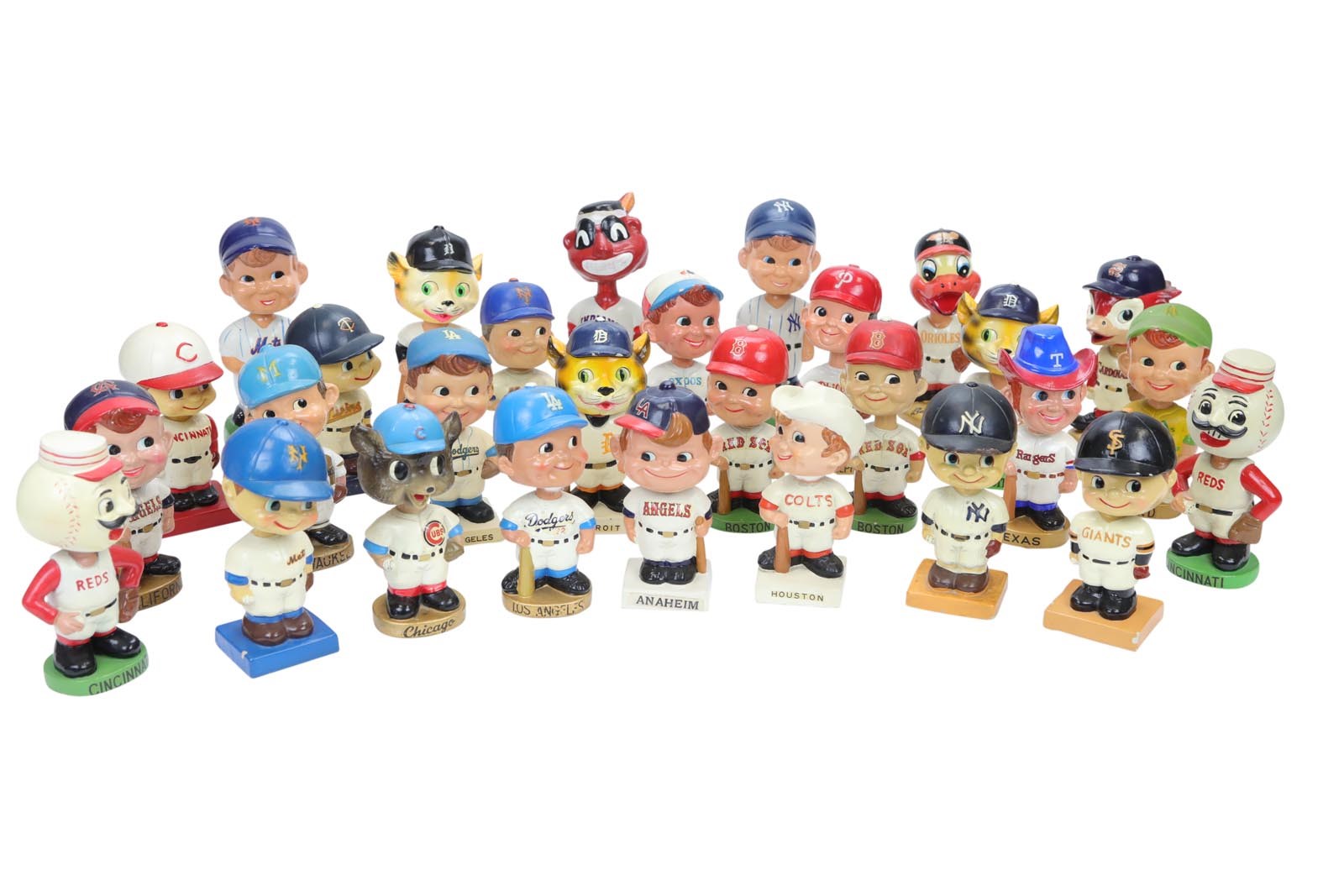 1960s Baseball Bobbing Head Collection (25+)