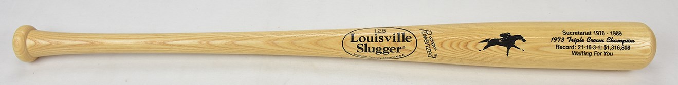 - Secretariat Original Prototype Louisville Slugger Baseball Bat for Penny Chenery