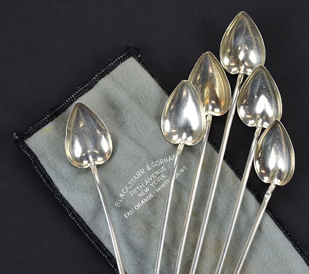 - Set of Six Sterling Silver Julep Stirrers from Penny Chenery