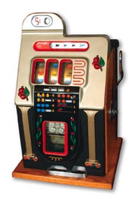 - Mills Golden Falls Five-Cent Slot Machine
