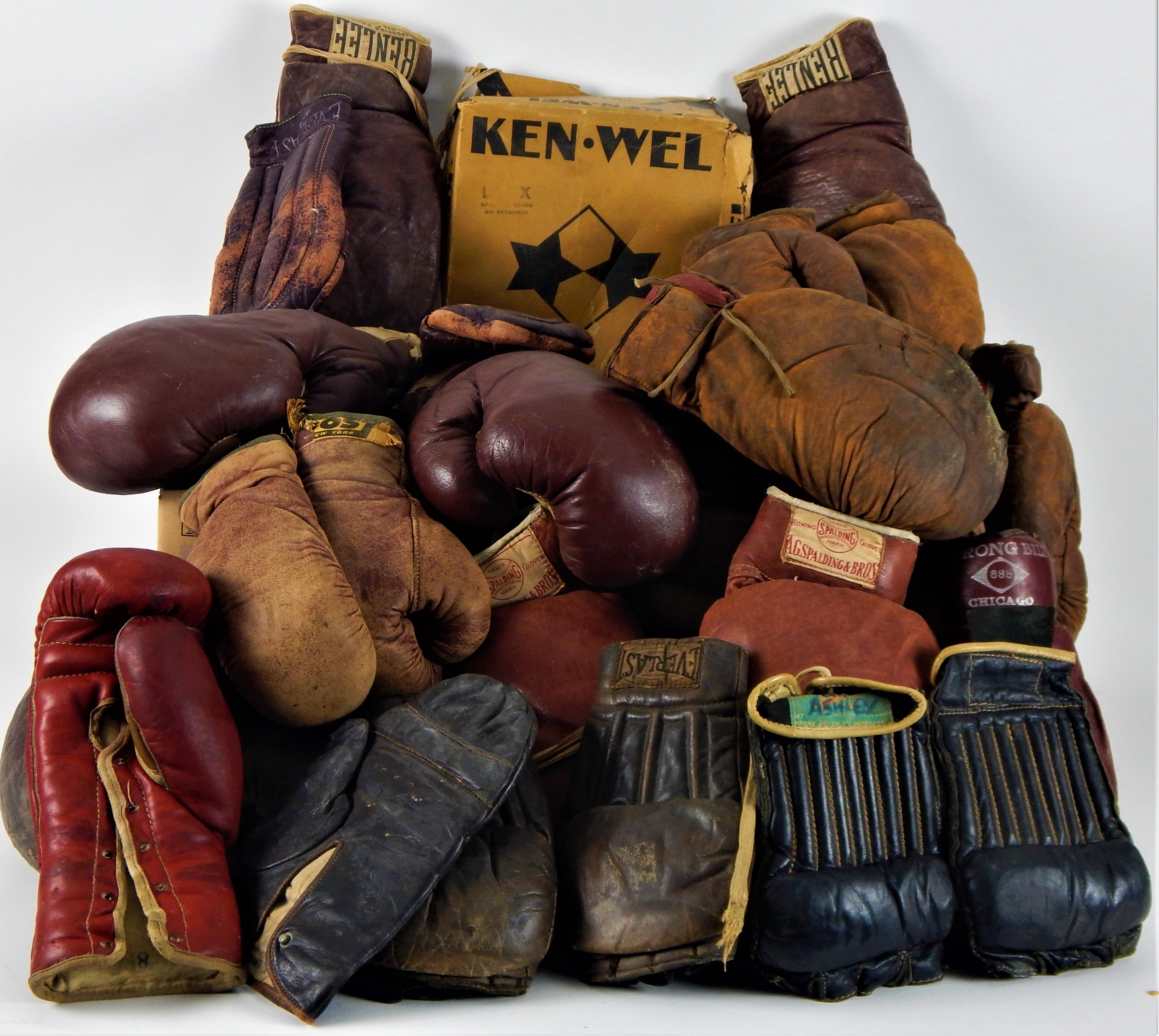 - Vintage Boxing Glove Collection (14 Pair)