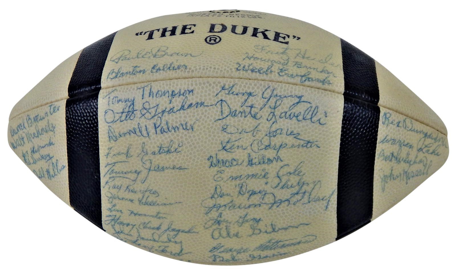 - 1952 Cleveland Browns Team Signed Football