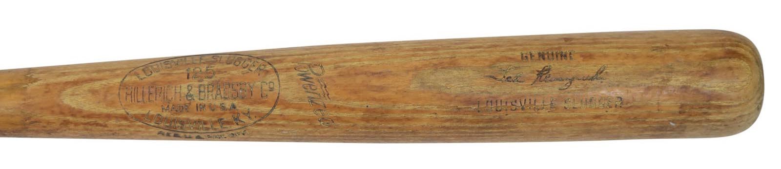 - 1950s Ted Kluszewski Game Used Bat with Fiberglass Grip