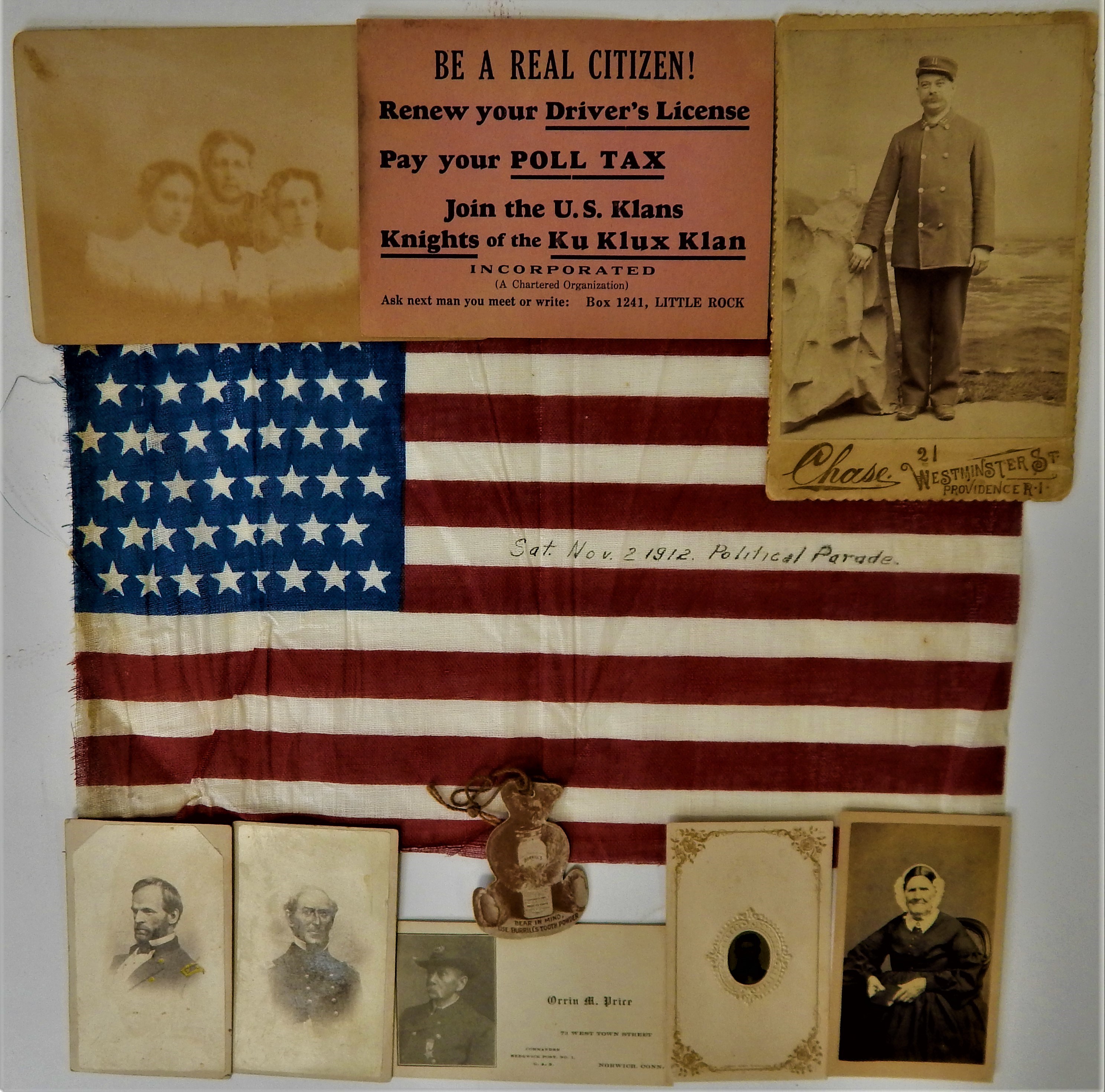 - Historical Lot w/Civil War General Carte de Viste (10)