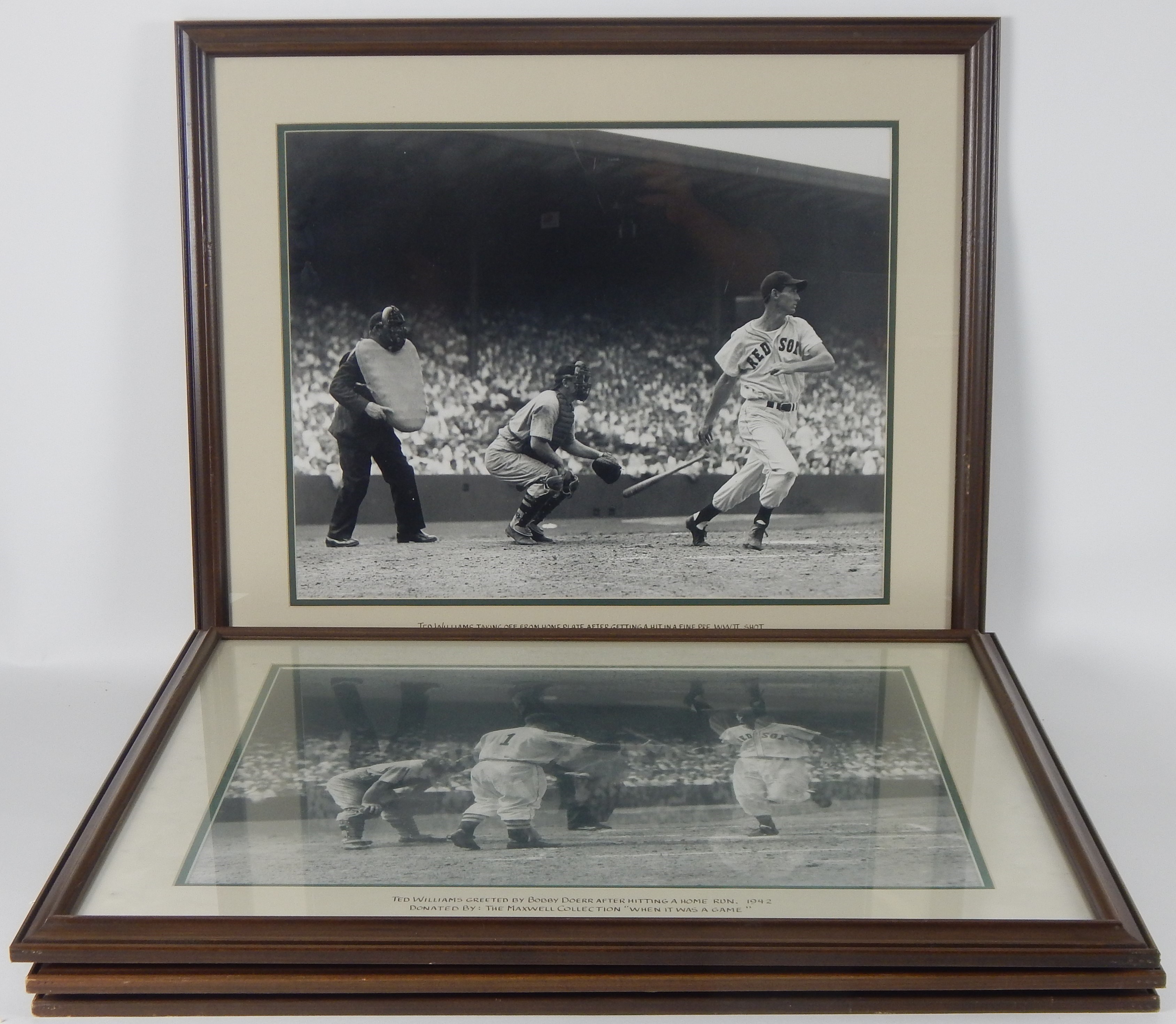 - Four Framed Photos From The Ted Williams Museum and Hitter's Hall of Fame