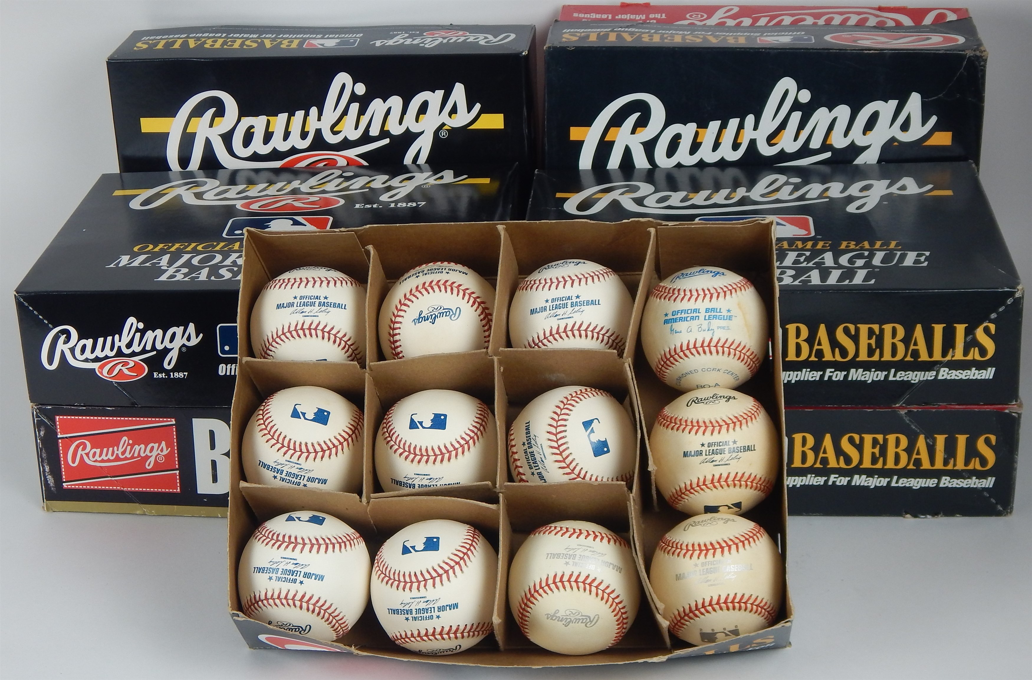 - Unused Official National League & Major League Baseballs From The Bernie Stowe Collection (79)