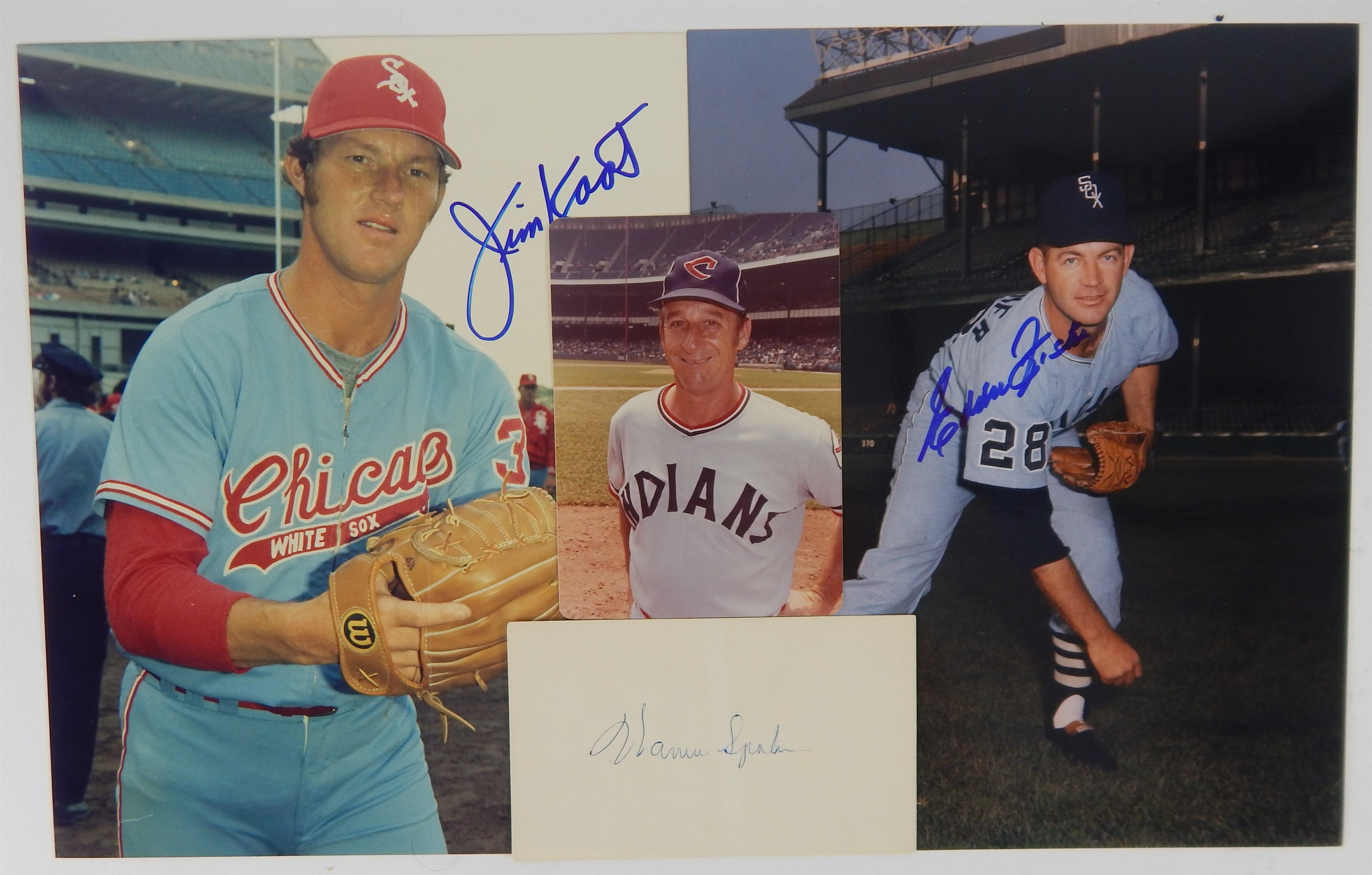 - White Sox/Twins Autographs, Letters, Photos and Cards (80+)