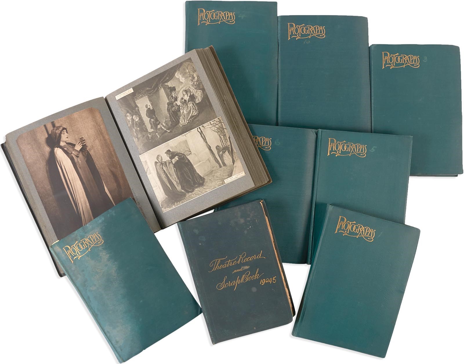 - 1889-1920 Theatrical Scrapbook Collection (18 Volumes)