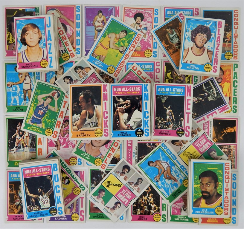 Basketball Cards - 1974-75 Topps Basketball Complete Set