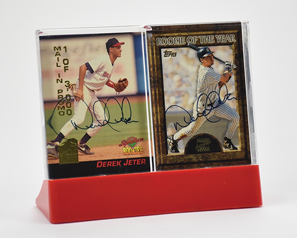 - Derek Jeter 1994 Signature Rookies & 1997 Topps Rookie of the Year Autographs