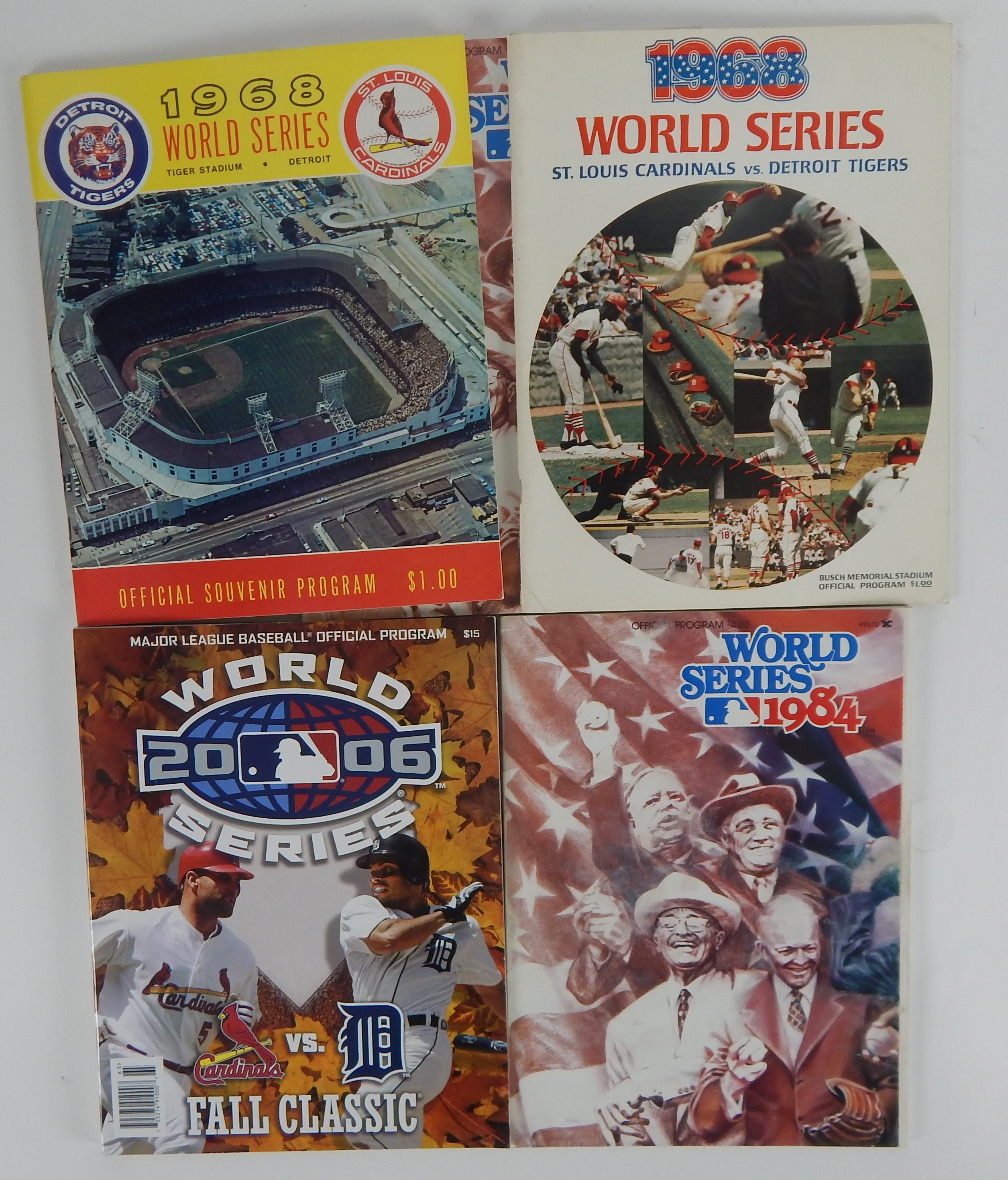 - High Grade Collection of Detroit Tigers World Series Programs (5)