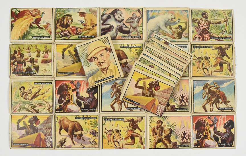 Non Sports Cards - 1950 Topps Bring 'Em Back Alive R714-2 Lot of 202