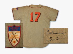 - 1951 St. Louis Browns Game Worn Jersey.