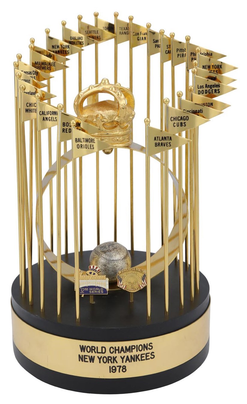 - 1978 New York Yankees World Series Trophy