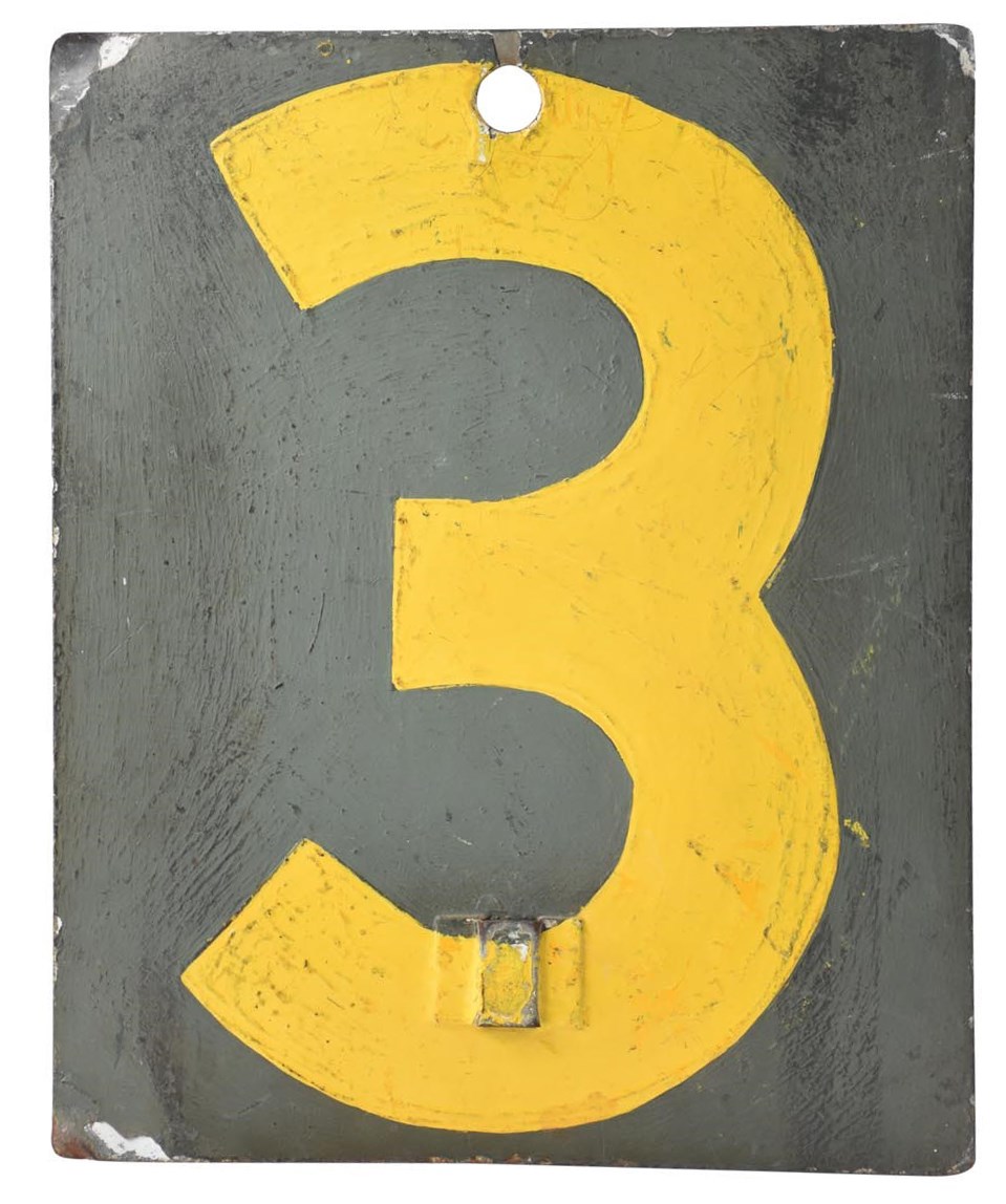 - Very Rare 1950s Fenway Park Yellow Scoreboard Numbers