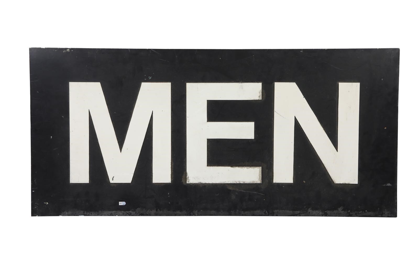 - Yankee Stadium Restroom Sign "MENS"